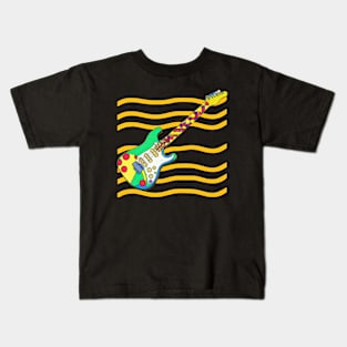 Guitarist - Guitar Artwork Kids T-Shirt